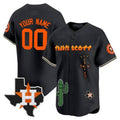 Custom HOU Baseball Shirt Top