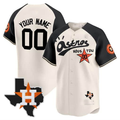 Custom HOU Baseball Shirt Top