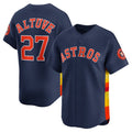 Custom #27 Navy HOU Baseball Shirt Top