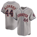 Custom #44 Gray HOU Baseball Shirt Top