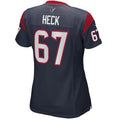 Custom #67 Navy HOU Football Shirt Top