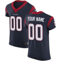 Custom Navy Blue HOU Football Shirt Top