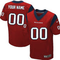 Custom Red HOU Football Shirt Top