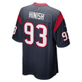 Custom #93 Navy HOU Football Shirt Top