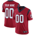 Custom Red HOU Football Shirt Top