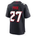 Custom #27 Navy HOU Football Shirt Top