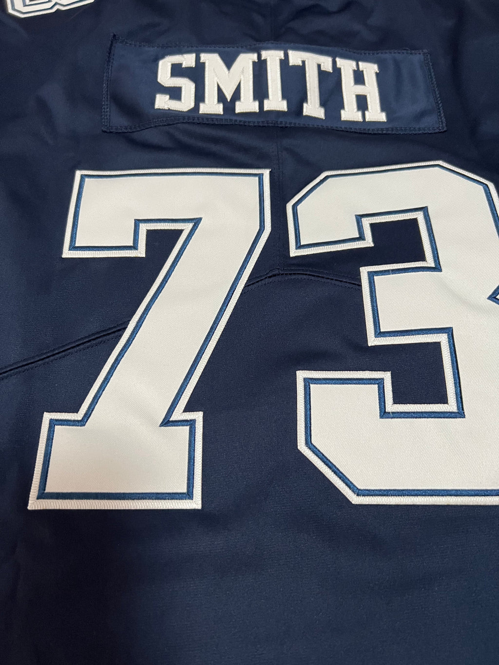 Custom #73 Navy DAL Football Shirt Top