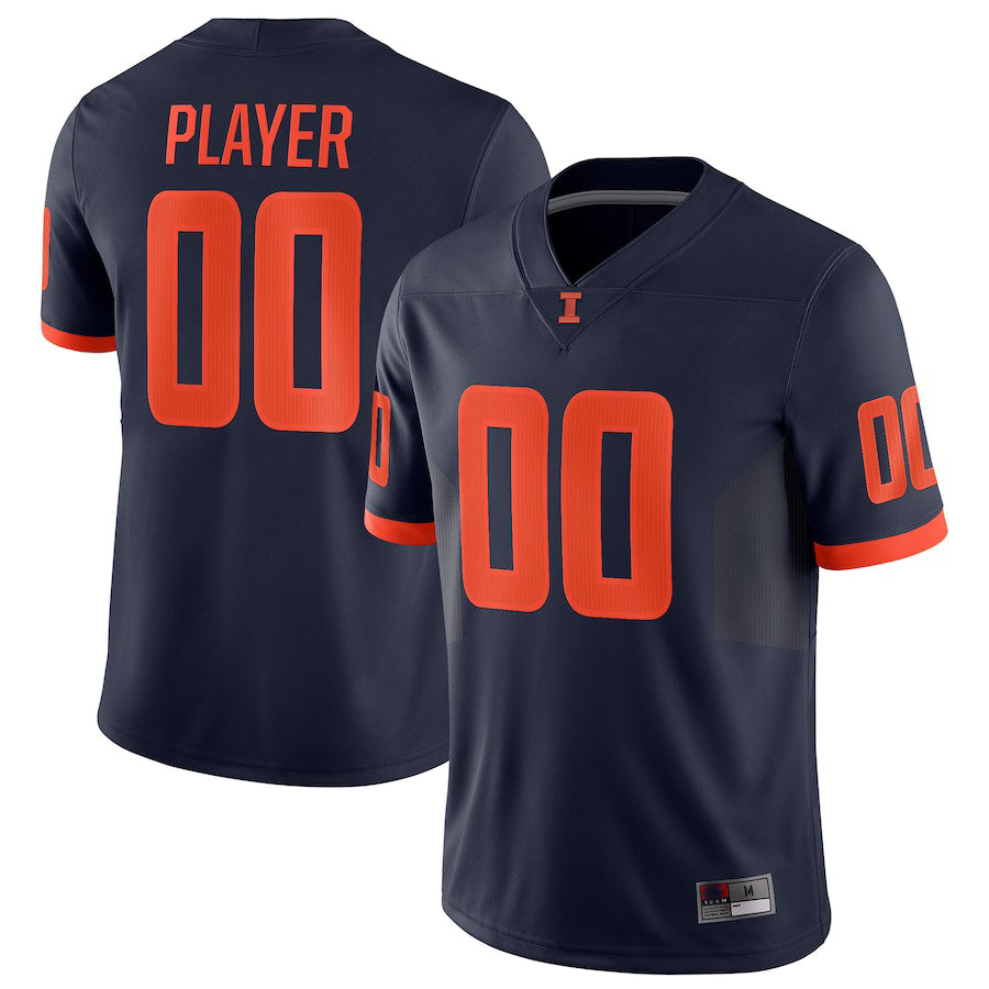 Custom Navy Football Shirt Top