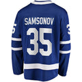 Custom #35 Blue TOR Hockey Shirt Top