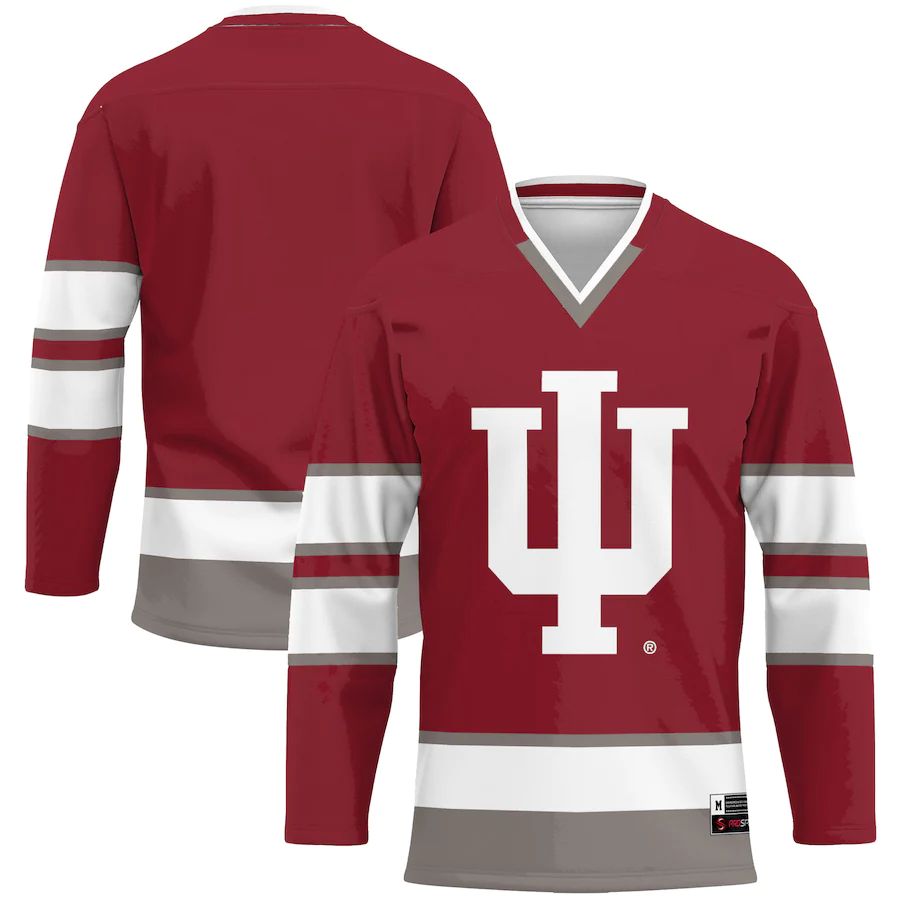 Custom Crimson Hockey Shirt Top