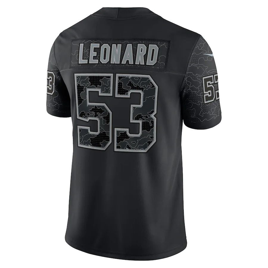 Custom #50 Black IND Football Shirt Top