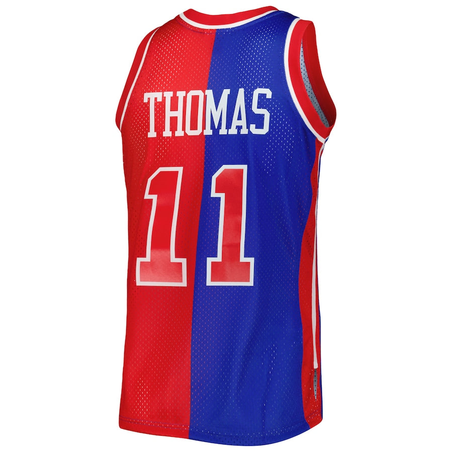 Custom #11 Red 1988 DET Basketball Shirt Top