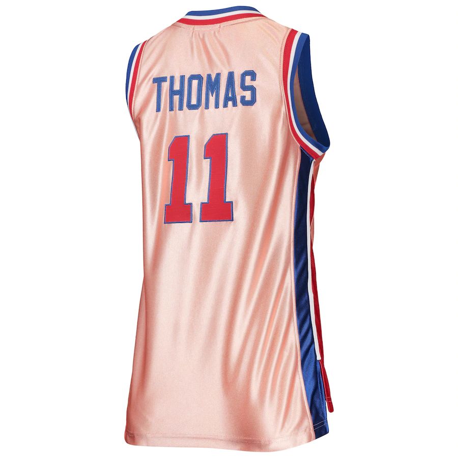 Custom #11 Pink 1982 DET Basketball Shirt Top