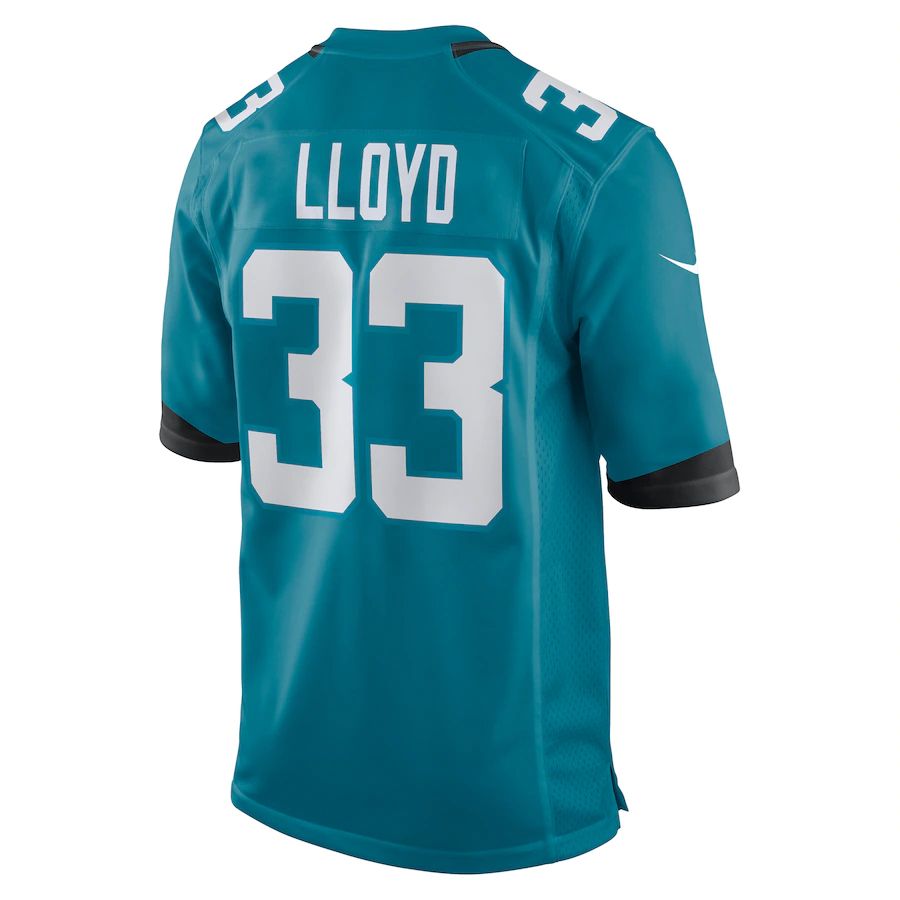Custom #33 Teal 2022 JAX Football Shirt Top