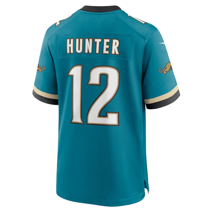 Custom #12 Teal 2025 JAX Football Shirt Top