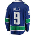 Custom #9 Blue VAN Hockey Shirt Top