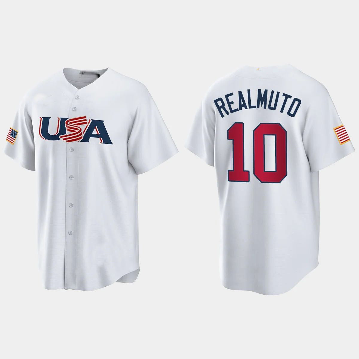Custom #10 White 2023 PHI Baseball Shirt Top