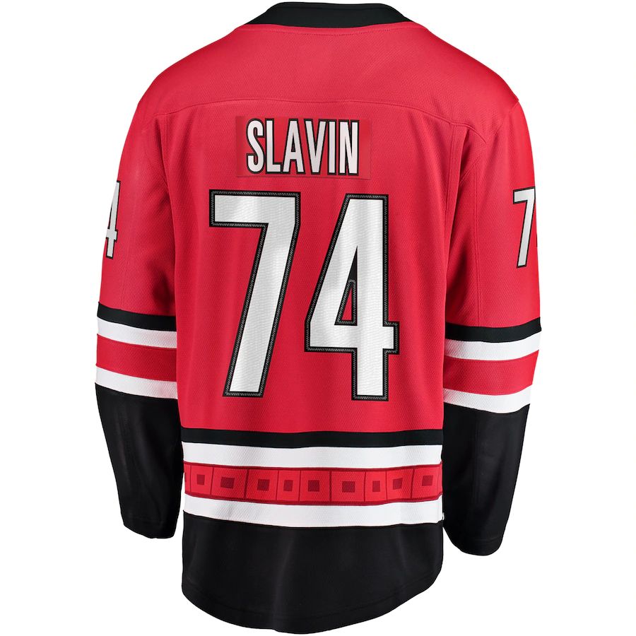 Custom #74 Red CAR Hockey Shirt Top