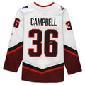 Custom #36 White 2022 TOR Hockey Shirt Top