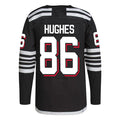 Custom #86 Black 2021 NJD Hockey Shirt Top