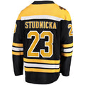 Custom #23 Black BOS Hockey Shirt Top