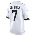 Custom #7 White JAX Football Shirt Top