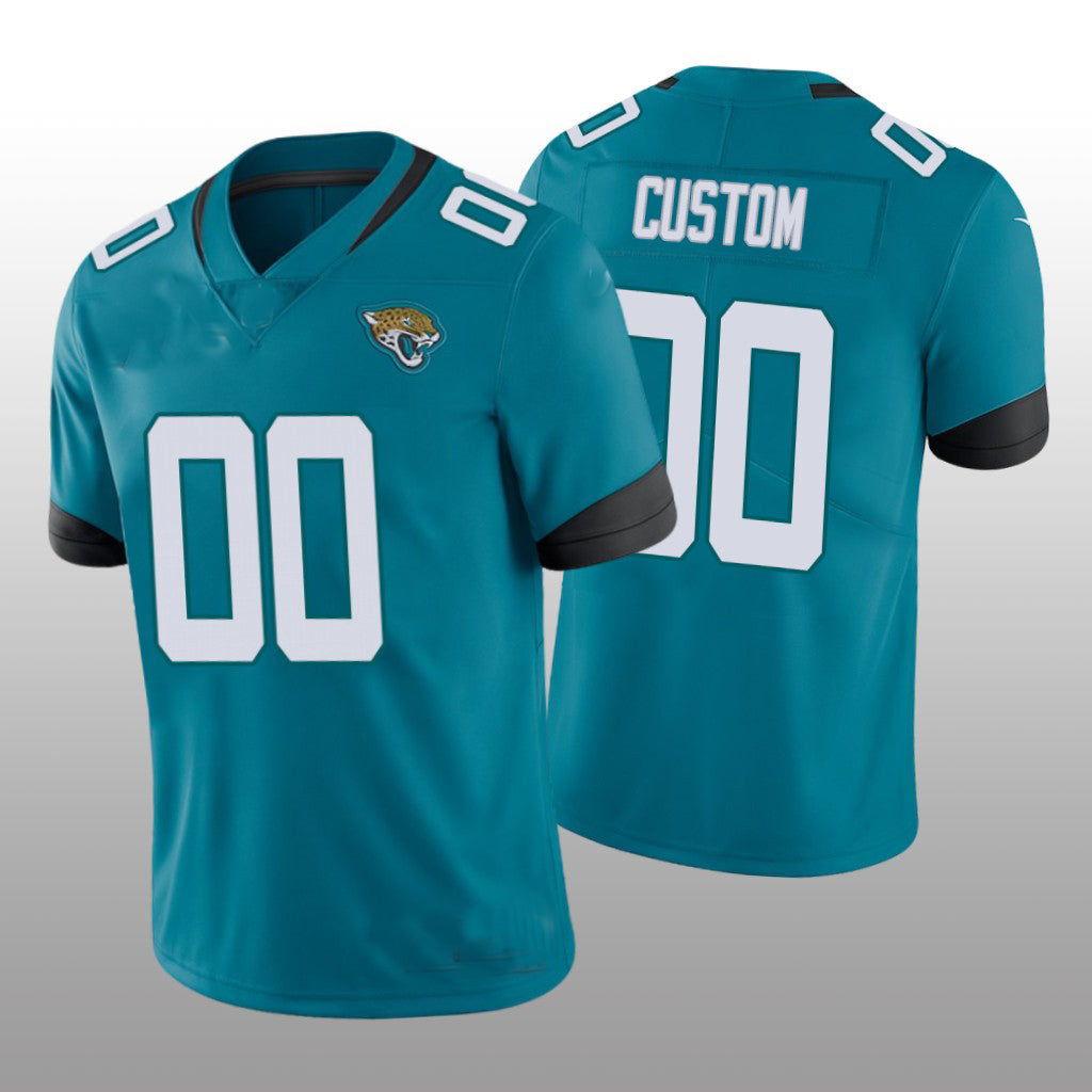 Custom Teal 2022 JAX Football Shirt Top