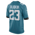 Custom #23 Teal JAX Football Shirt Top
