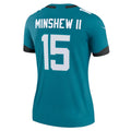 Custom #15 Teal JAX Football Shirt Top