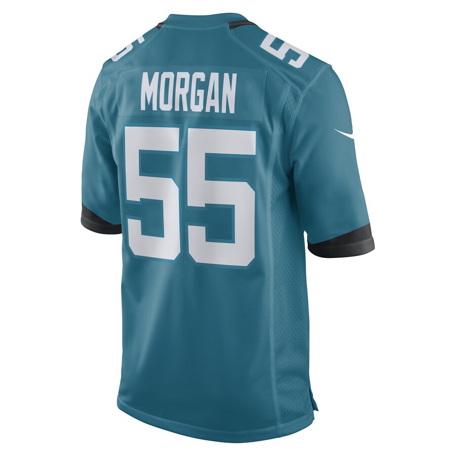 Custom #55 Teal JAX Football Shirt Top