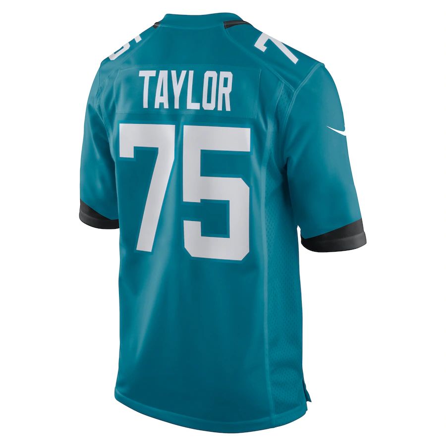 Custom #75 Teal JAX Football Shirt Top