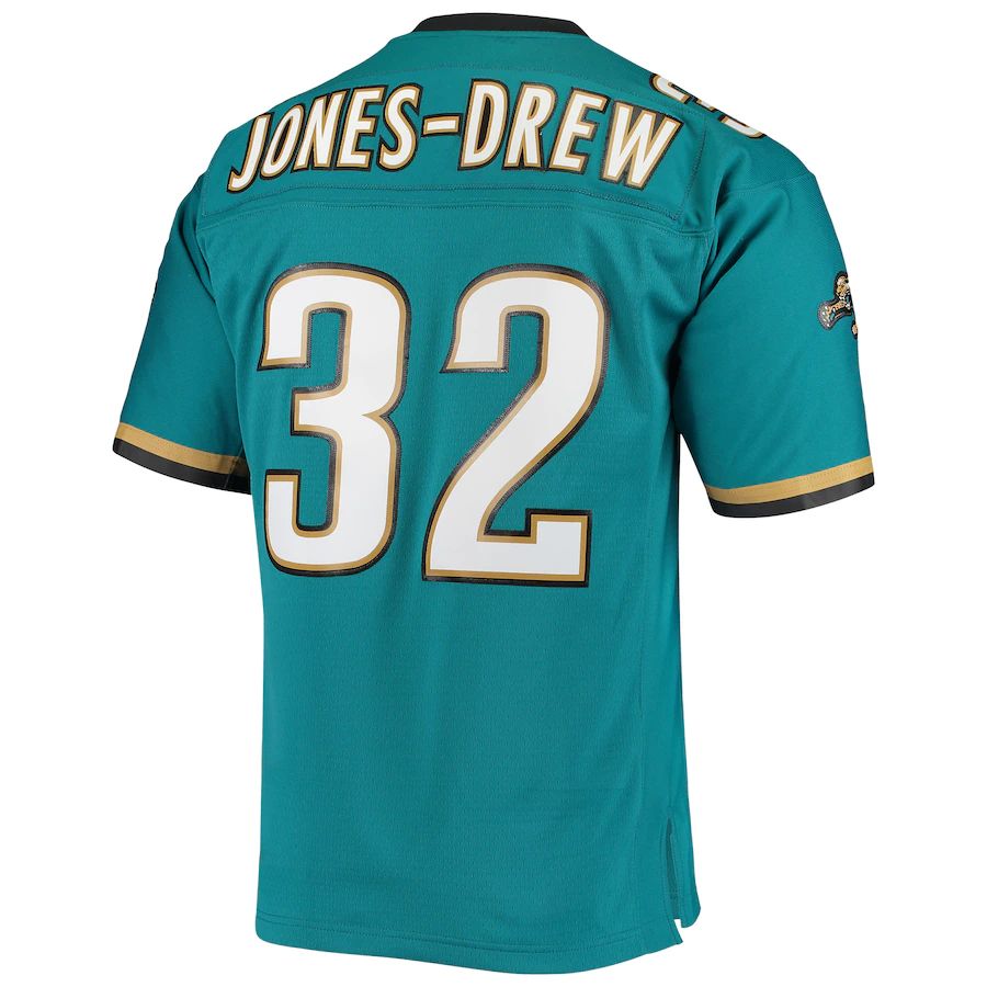 Custom #32 Teal JAX Football Shirt Top