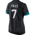 Custom #7 Black JAX Football Shirt Top