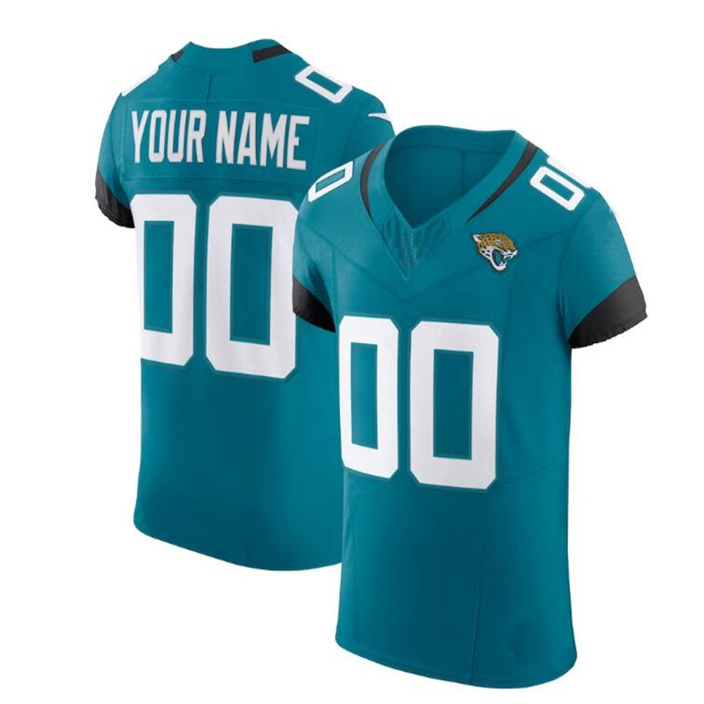 Custom Teal JAX Football Shirt Top
