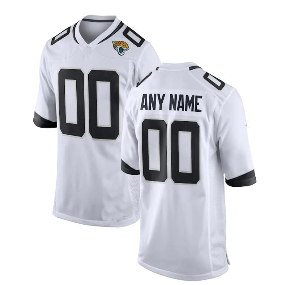 Custom White JAX Football Shirt Top