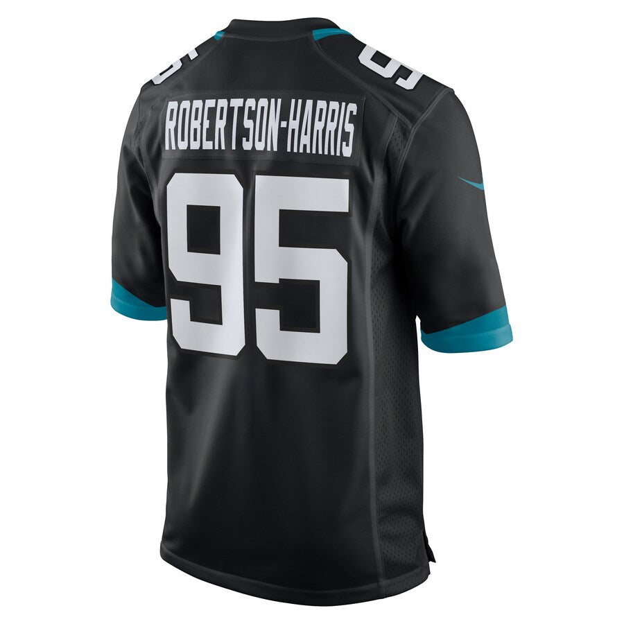 Custom #95 Black JAX Football Shirt Top