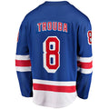 Custom #8 Blue Hockey Shirt Top