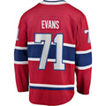 Custom #71 Red MTL Hockey Shirt Top