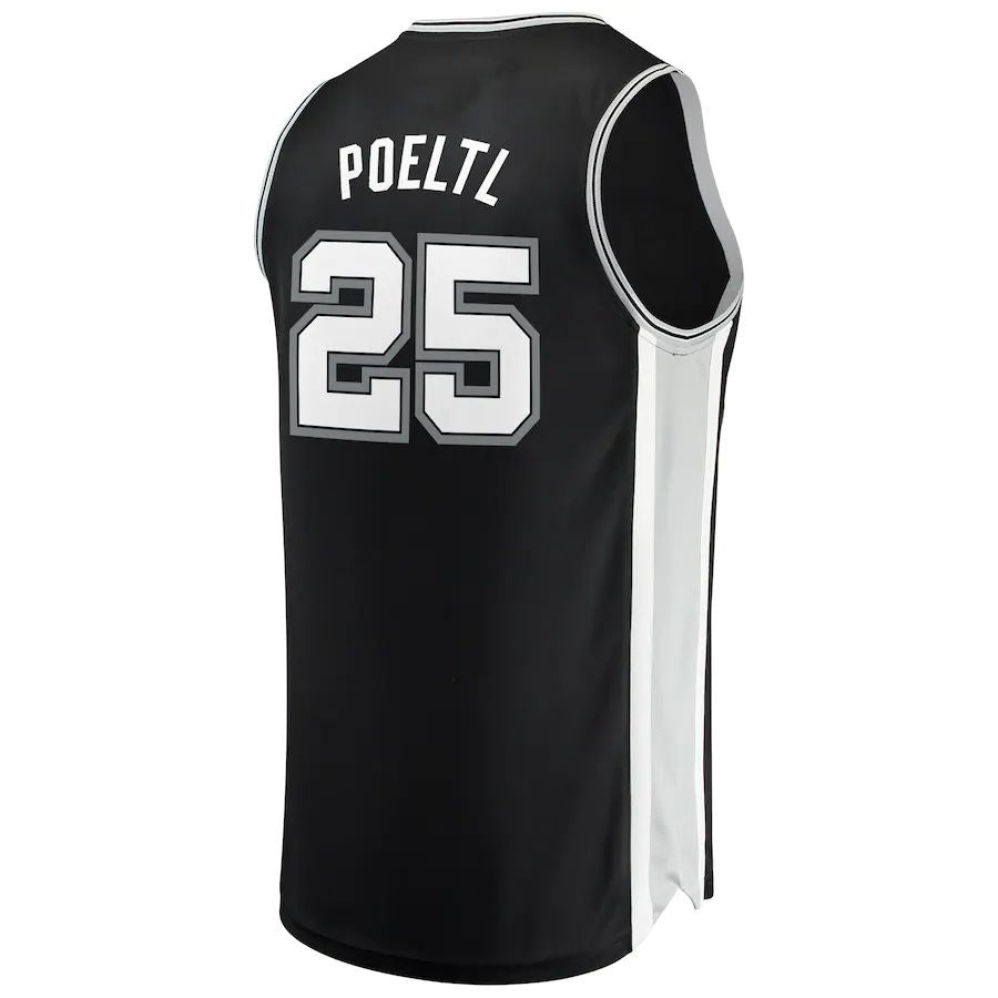 Custom #25 Black SAS Basketball Shirt Top