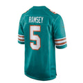 Custom #5 Aqua MIA Football Shirt Top