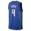 Custom #4 Blue 2022 ORL Basketball Shirt Top