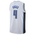 Custom #4 White 2022 ORL Basketball Shirt Top