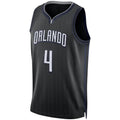Custom #4 Black 2022 ORL Basketball Shirt Top