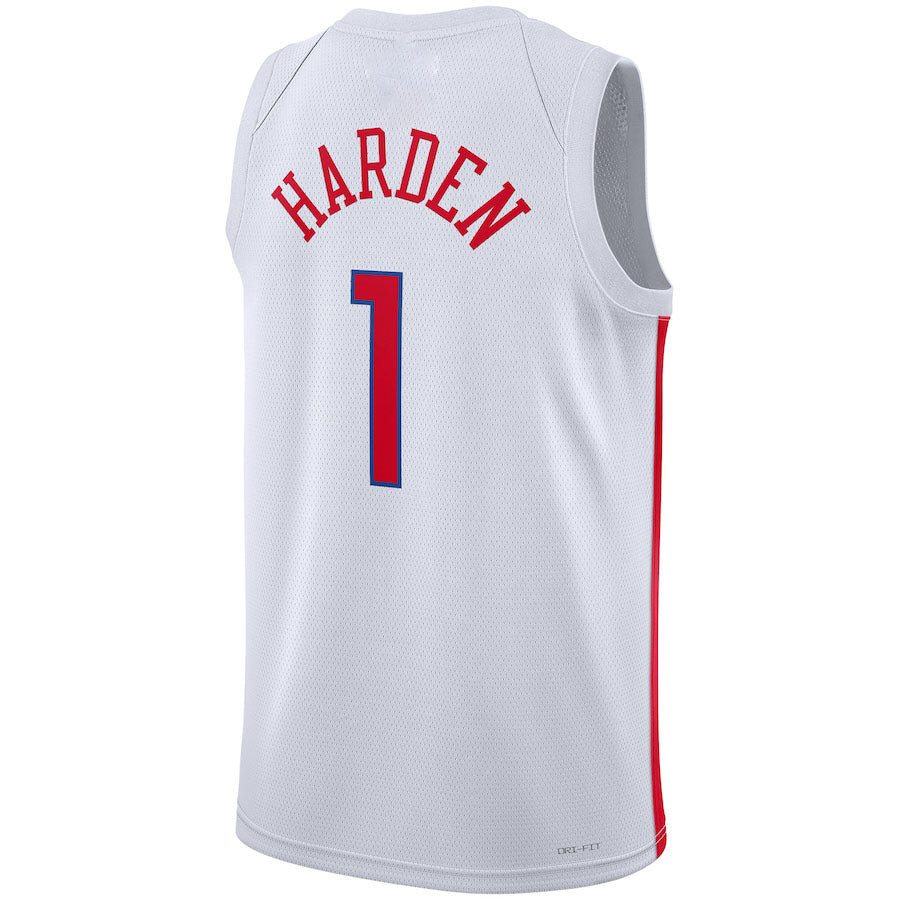 Custom #1 White 2022 PHI Basketball Shirt Top