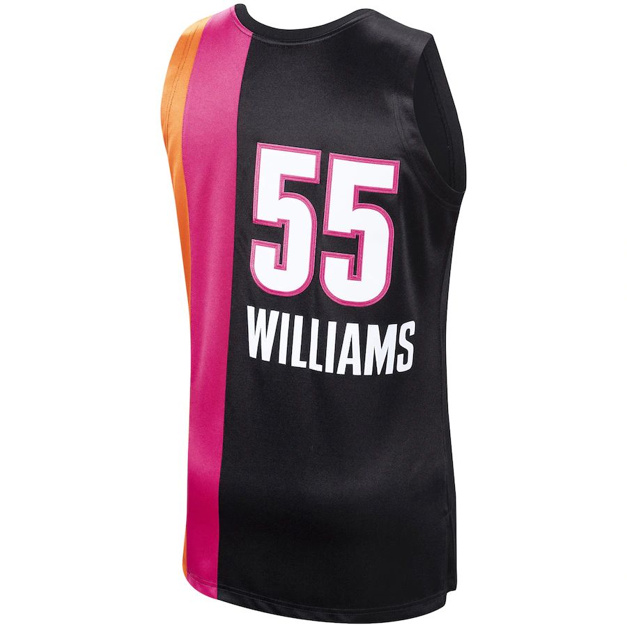 Custom #55 Black 2005 MIA Basketball Shirt Top
