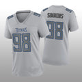 Custom #98 Gray TEN Football Shirt Top