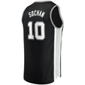 Custom #10 Black 2022 SAS Basketball Shirt Top