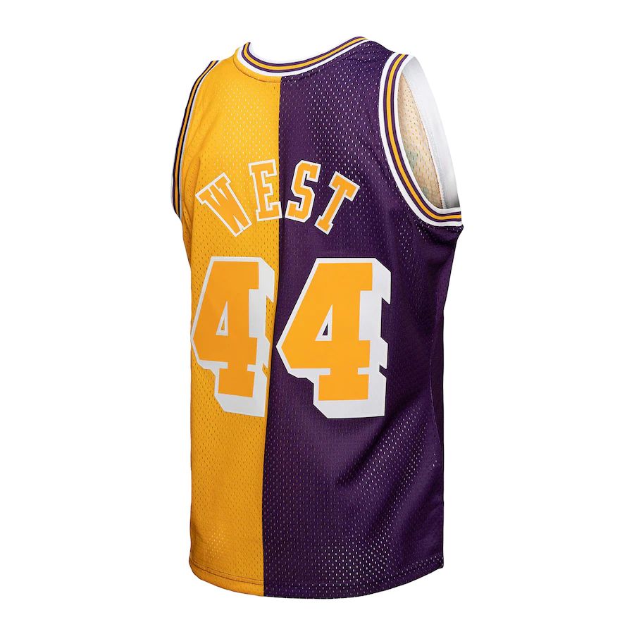 Custom #44 Purple 1971 LAL Basketball Shirt Top