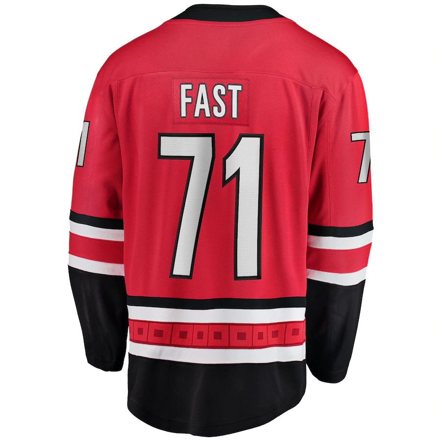 Custom #71 Red CAR Hockey Shirt Top