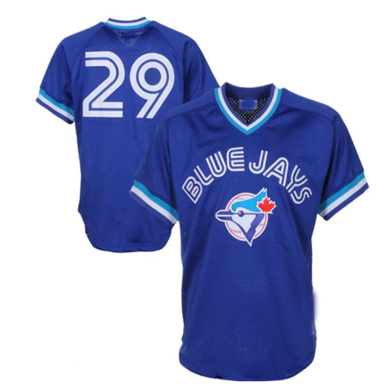 Custom #29 Blue 1993 TOR Baseball Shirt Top